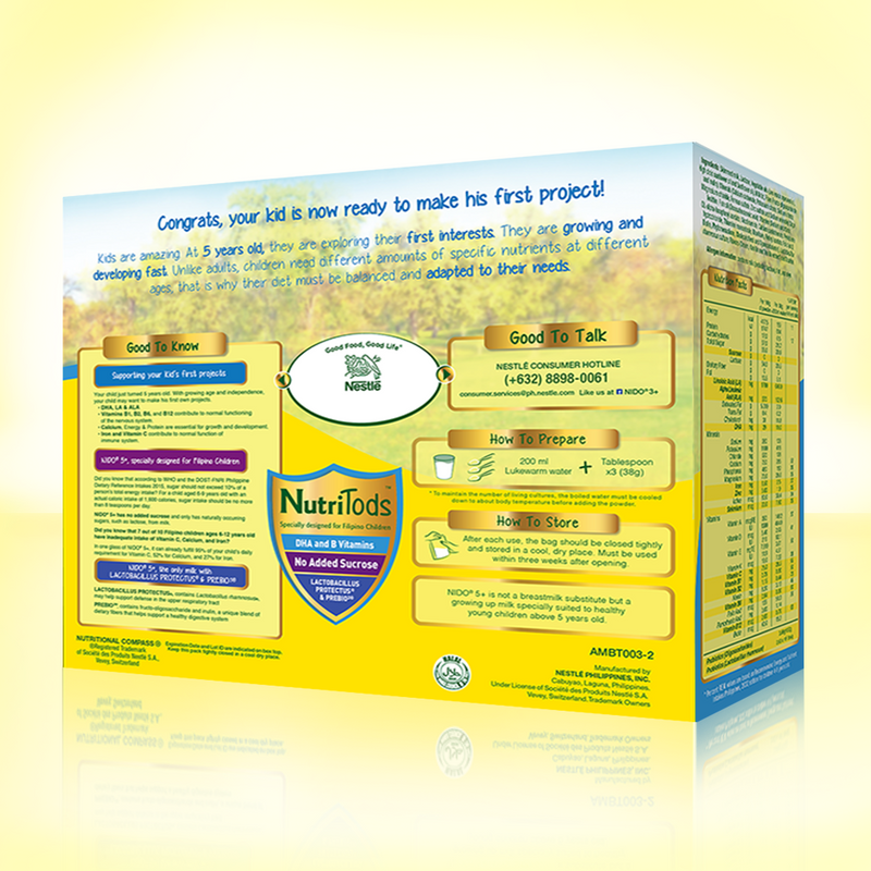 Nido 5+ Powdered Milk Drink for Children Above 5 Years Old 2kg