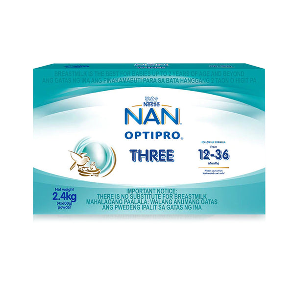 NAN OptiPro Three Milk Supplement For Children 1-3 Years Old 2.4kg