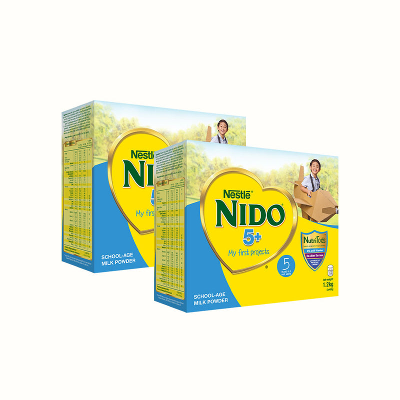 Nido 5+ Powdered Milk Drink for Children Above 5 Years Old 1.2kg