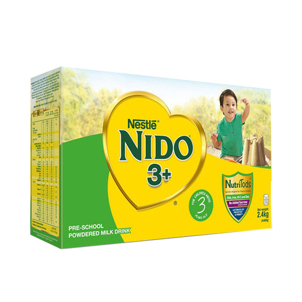 NIDO 3+ Powdered Milk Drink For Pre-Schoolers Above 3 Years Old 2.4kg