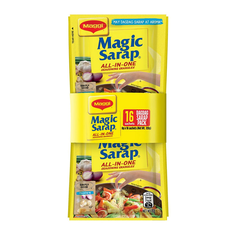 Maggi Magic Sarap All-in-One Seasoning Granules 8g - Pack of 16