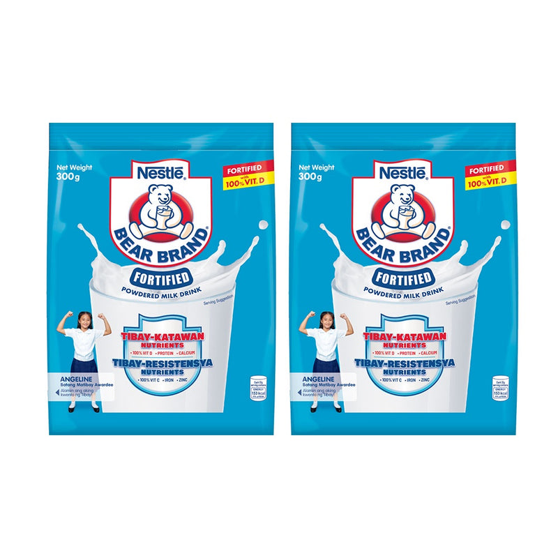 BEAR BRAND Fortified Powdered Milk Drink 300g - Pack of 2