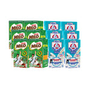 MILO Ready-to-Drink Flavoured Milk 110ml - Pack of 6 and BEAR BRAND Ready-to-Drink 110ml - Pack of 6