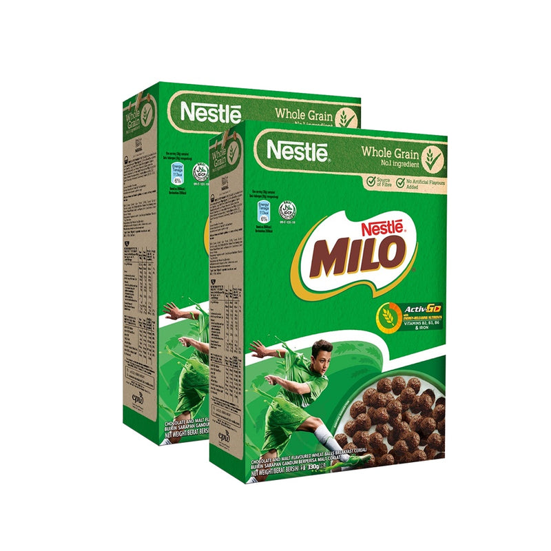 MILO Breakfast Cereals-Kids 330g - Pack of 2