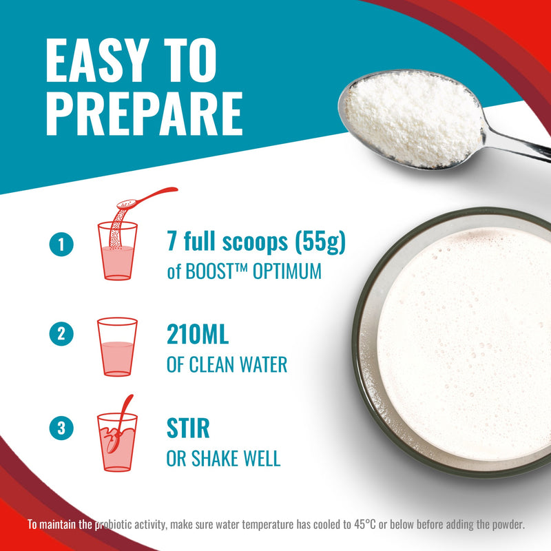Nestlé Boost Optimum Vanilla Adult Milk Powder 400g